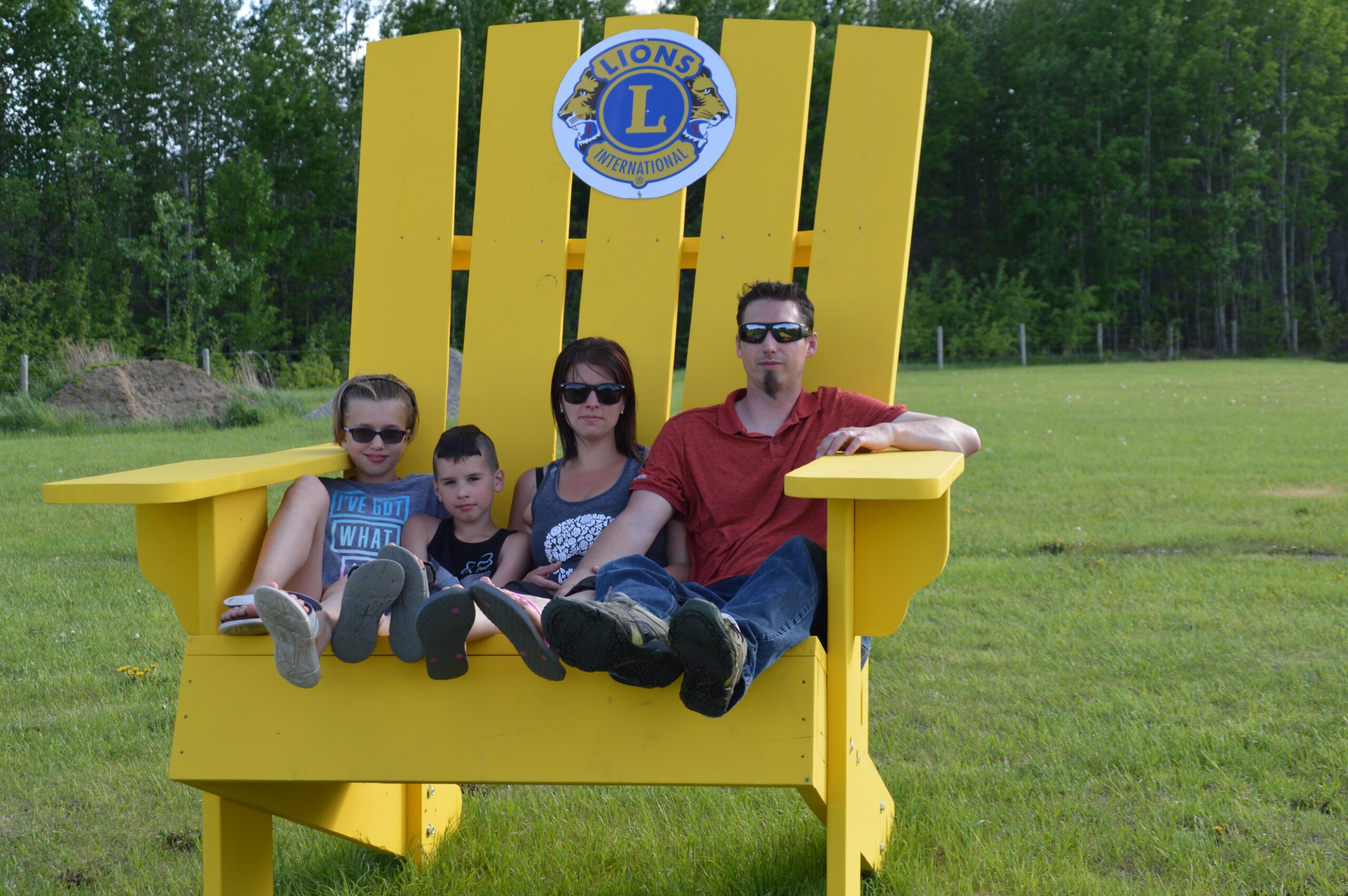 The Chair at the Millet & District Lions Club